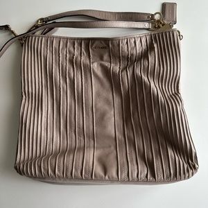Coach Taupe Leather Bag